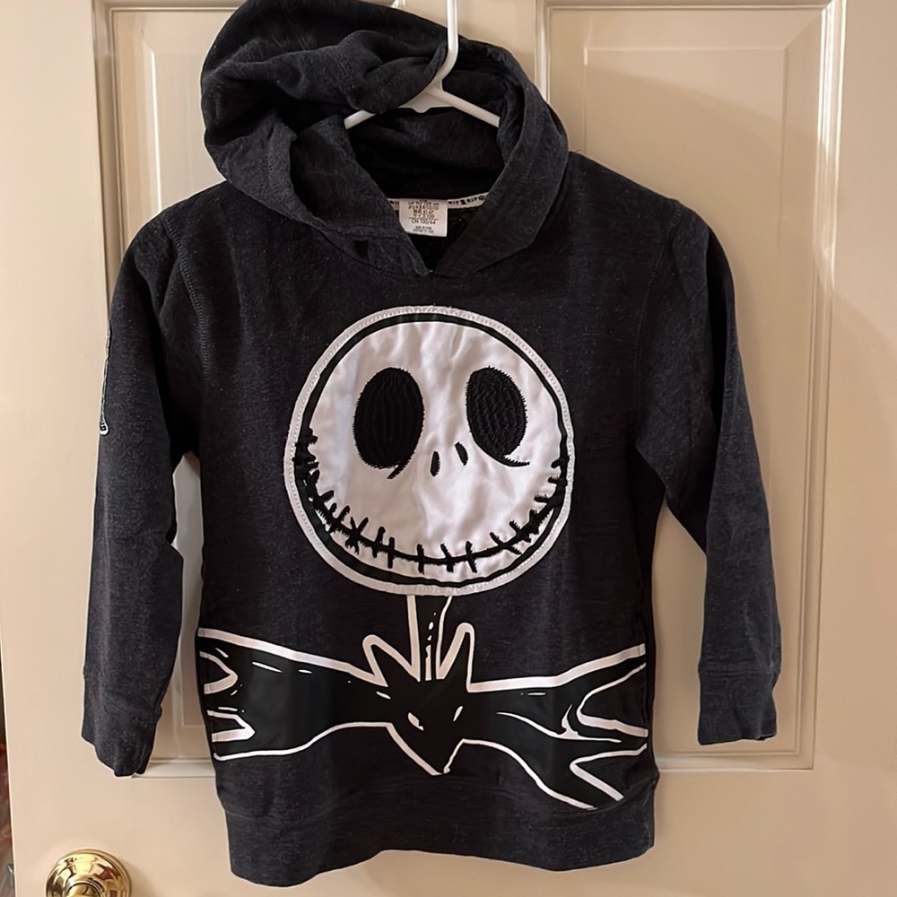 Disney Store Jack Skellington Pullover Hoodie